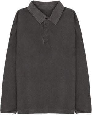 sunflower Long Sleeved Polo Shirt - Grey