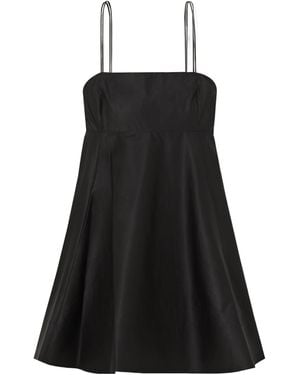 3.1 Phillip Lim Cotton-Blend Taffeta Top - Black