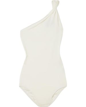 TOVE Lior Twisted One-Shoulder Stretch-Jersey Bodysuit - White