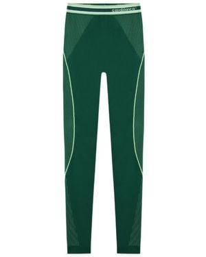 CASABLANCA Logo Waistband Leggings - Green