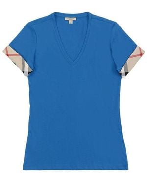 Burberry Short-Sleeved T-Shirt - Blue
