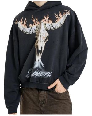 Represent Graphic Print Hoodie - Blue