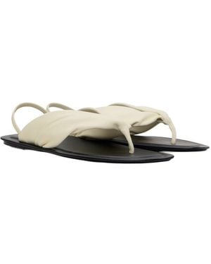 Loulou de Saison Sahado Leather Slingback Sandals - Multicolor