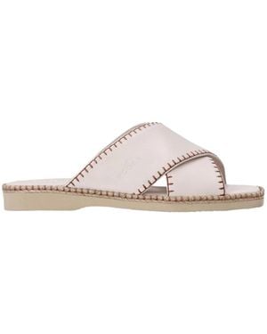 Hogan H660 Square Toe Slides - Multicolour