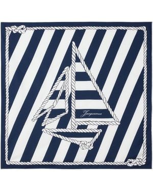 Jacquemus The Bateau Corde Scarf - Blue