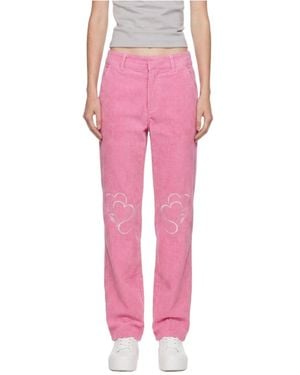Marissa Chiara Belt Loop Casual Trousers - Pink