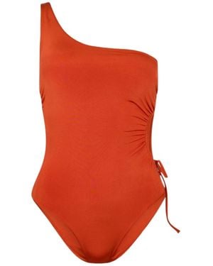 Max Mara Canarie Scoop Neck Swimsuit - Red
