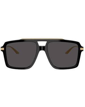 Dolce & Gabbana Eyewear Aviator Sunglasses - Black