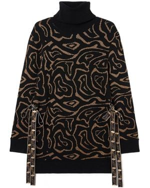 PUCCI Pucci Labyrinth Jacquard Knitwear - Black