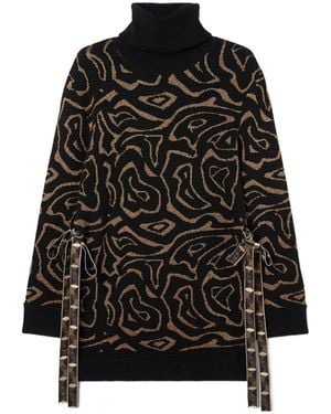 PUCCI Pucci Labyrinth Jacquard Knitwear - Black