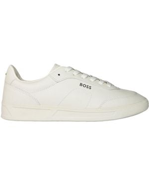 BOSS Simple Sports Shoes - White