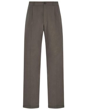The Row Tosca Pleated Wool Trousers - Grey