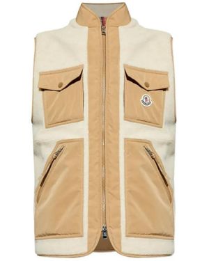 Moncler Vests - Natural