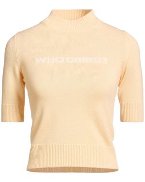 Sportmax Two-Tone Knitted Sweaters - White
