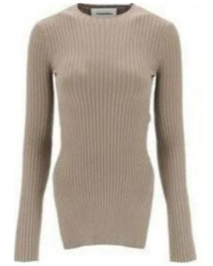 Nanushka Round-Neck Jumper - Grey