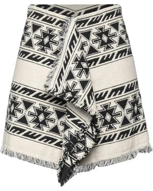 Isabel Marant Colorful Asymmetrical Skirt - White