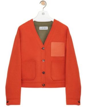 Loewe Long Sleeve Jacket - Red