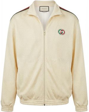 Gucci Braided Trim Track Jacket - Natural