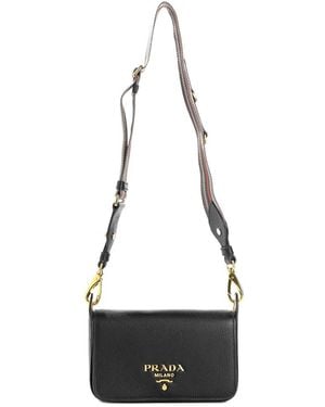 Prada Flap Shoulder Bag - White