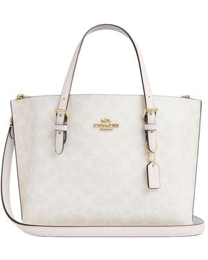 COACH Mollie Tote Bag 25 - White