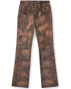 DIESEL L-Ysa Distressed Jean Cut Trousers - Brown