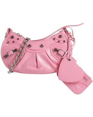 Balenciaga Medium-Sized Chain Shoulder Bag - Pink