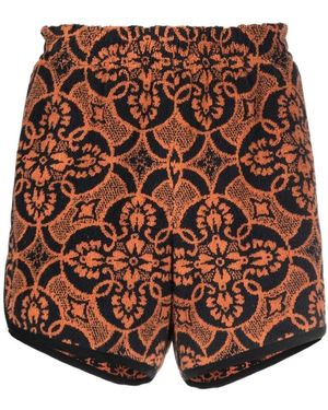 Marine Serre Logo Shorts - Multicolour