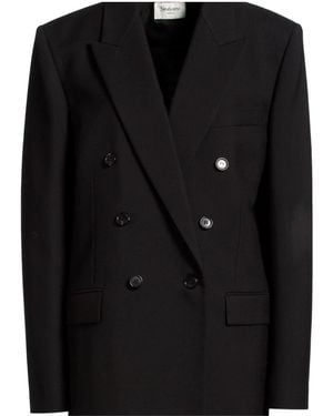 Saint Laurent Minimalist Doublebreasted Blazer - Black