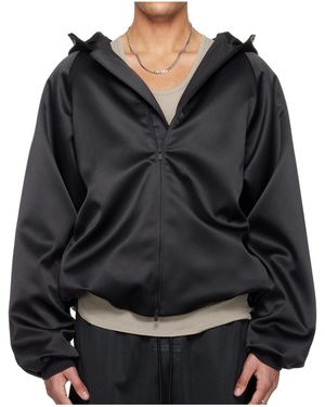 Fear Of God Holiday Hooded Bomber Jacket - Black