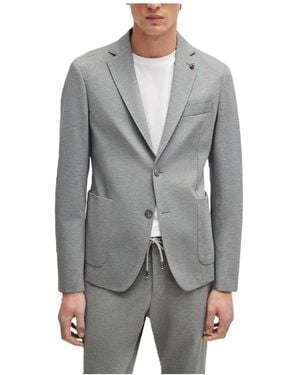 BOSS Single-Breasted Blazer - Grey