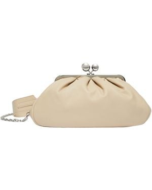 Weekend by Maxmara Cubico Medium Clutch Bag - Natural