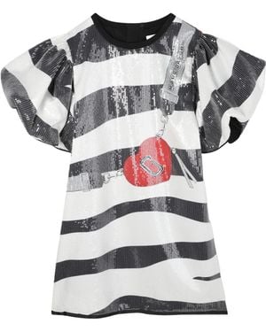 Marc Jacobs Round Neck Dress - Gray