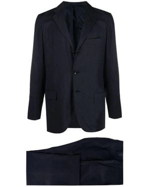 Kiton Two-Piece Single Breasted Suit - Blue
