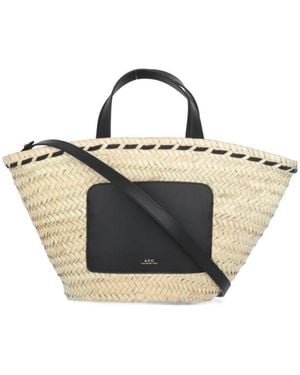A.P.C. Patch-Detail Tote Bag - Multicolour
