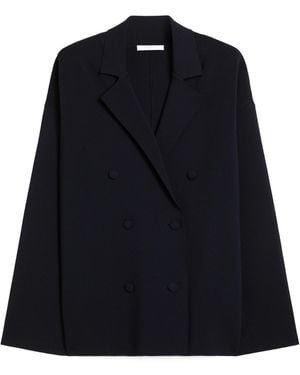 Max Mara Mxpcalte Double-Breasted Blazer - Blue