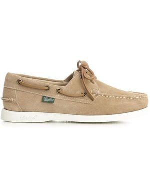 Paraboot Barth Boat Flat Shoes - Natural