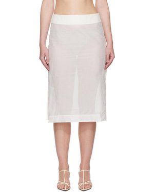 Rohe Midi Skirt - White