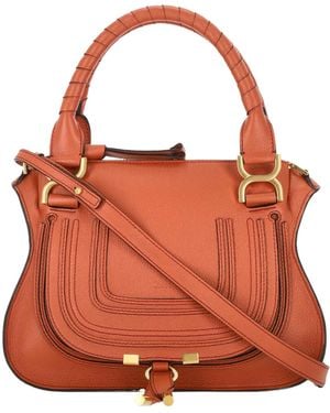 Chloé Flap Crossbody Bag - Brown