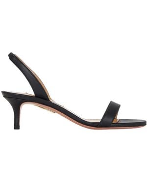 Aquazzura Open Toe Sandals - Metallic