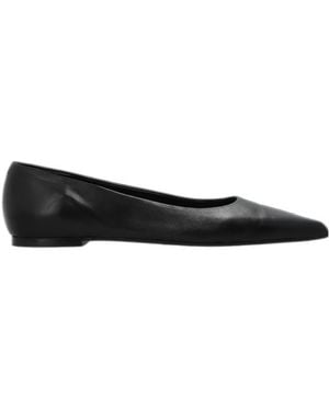 Aeyde Cassy Pointed-Toe Flats - Black