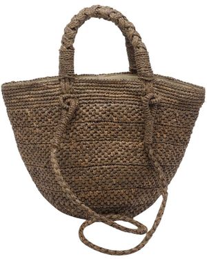 IBELIV Arona Woven Tote Bag - Metallic