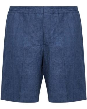 ZEGNA Tailored Drawstring Shorts - Blue