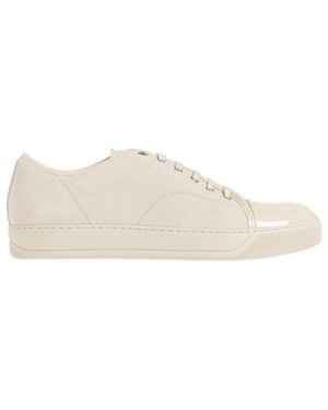 Lanvin Lace-Up Sneakers - Natural