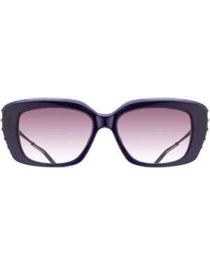 Matsuda Square-Frame Sunglasses - Purple