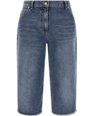 Magda Butrym 08 Cropped Capri Jeans - Blue