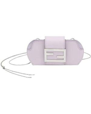 Fendi Ff Baguette Clasp Glasses Case - Multicolor