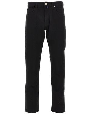 Incotex Jeans With Belt Loops - Black