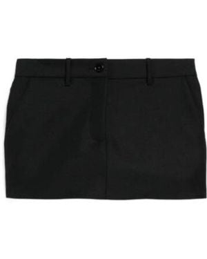 Balenciaga Mini Tailored Skort - Black