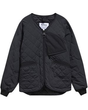 Barbour X Norbit Quilted Paneled Jacket - Black