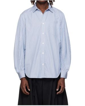 Sacai Long-Sleeved Striped Shirt - Blue